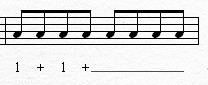Piano Notes Chart: 8th Notes