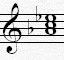 A flat major chord