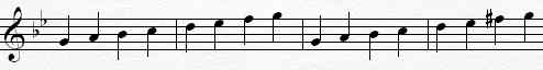 G Minor Scale