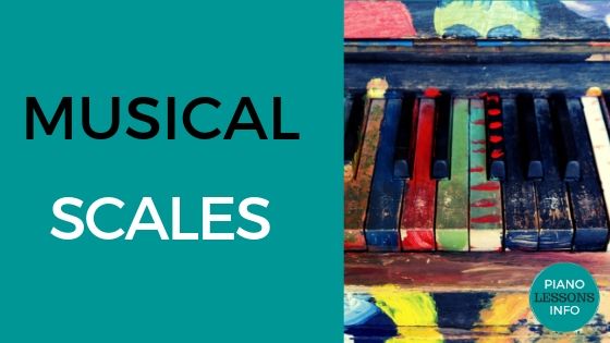 A list of musical scales including major, minor, and chromatic scales ((plus a few more).